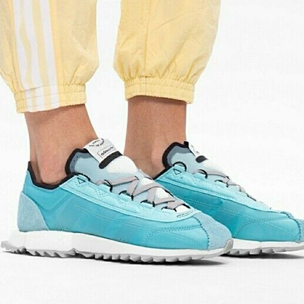 NWOT ADIDAS SL 7600 TREFOIL BLUE Running SPIRIT SHOES /SNEAKERS 8